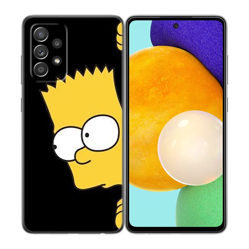 Hot Simpsons Boys Phone Case For Samsung Galaxy A21 A30 A50 A52 S A13 A22 A32 4G A33 A53 A73 5G A12 A23 A31 A51 A70 A71 A72 images - 6