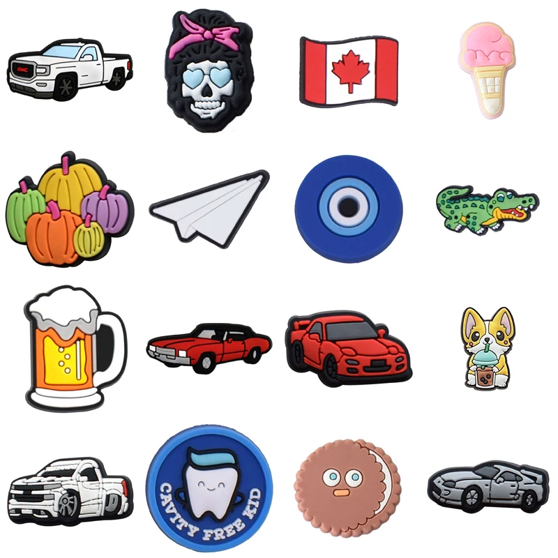 

Women Charm Shoe Charms Accessories Decorations PVC Buckle Decorations for Crocs Wholesale Bulk Gifts Pins Shoes Accessories