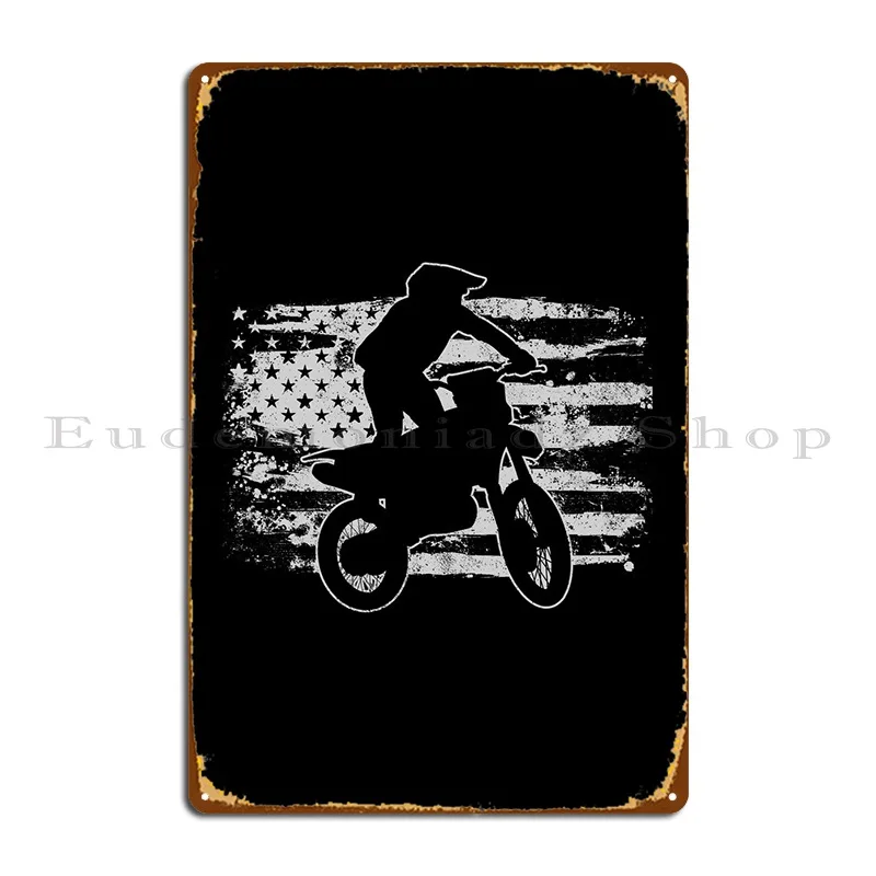 

Motocross Biker Metal Plaque Poster Printing Mural Garage Print Home Tin Sign Poster