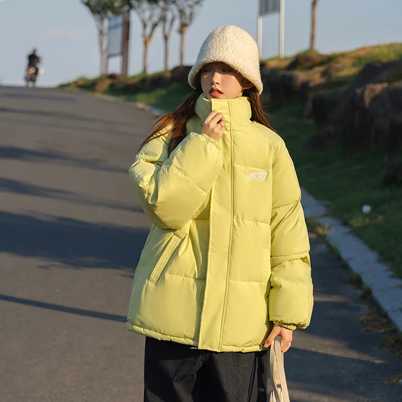 Women Cotton Coat For Winter Autumn Fashion Korea Padding Parkas Street Down Bread Jacket Loose Short Thickened Cotton Jacket