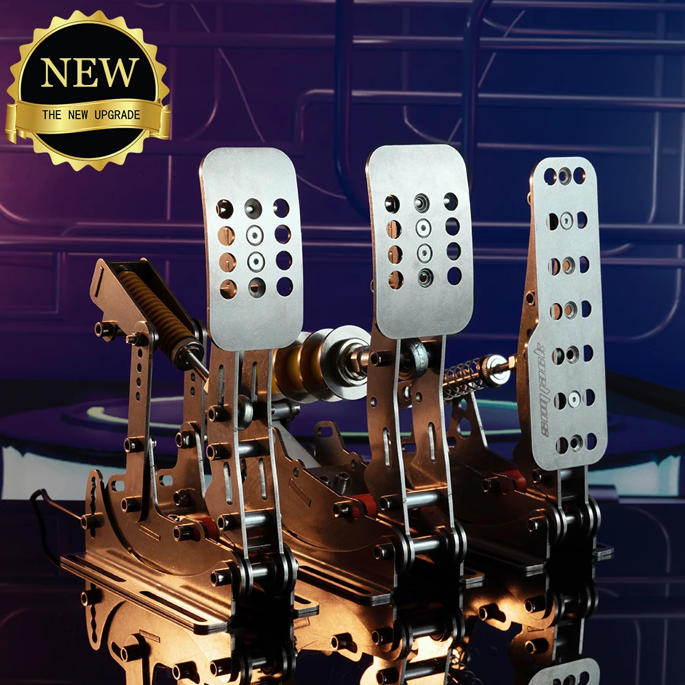 UT Padels Высококачественные аналоговые магнитные педали Simracing Pro с плавной работой