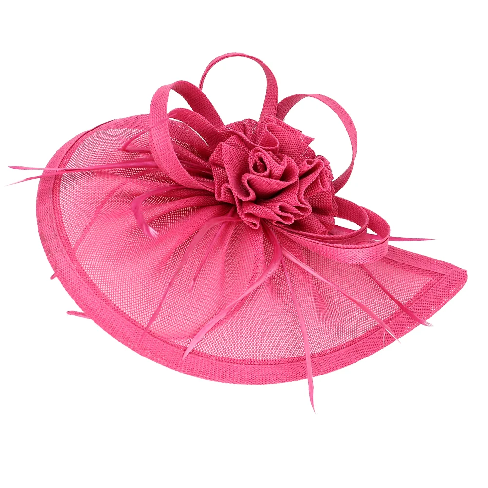 

Bride Hat Gatsby Tops Fascinator Hats Women Girls Summer Hat Cowboy Imitation Fascinators Tea Party Woman