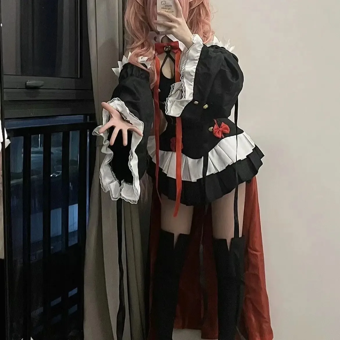 Фото Костюм для косплея Крул Тепес из аниме «Серафим» (Owari no Seraph), платье вампирши-ведьмы в стиле Лолиты, наряд для Хэллоуина и карнавала №5