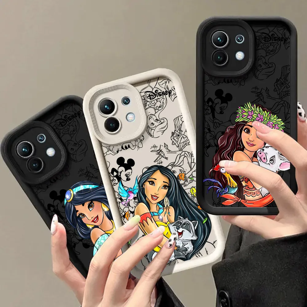 Фото Чехол для телефона Moana Pocahontas Disney Princess для Xiaomi Mi 13T 14 14T 15 15T Pro 17 Ultra Poco M7 M8 F8 F7 X6 X7 X8 Pro Max №2