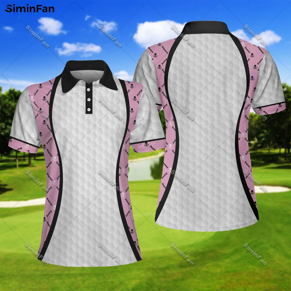 Женская футболка-поло с леопардовым принтом отложным воротником