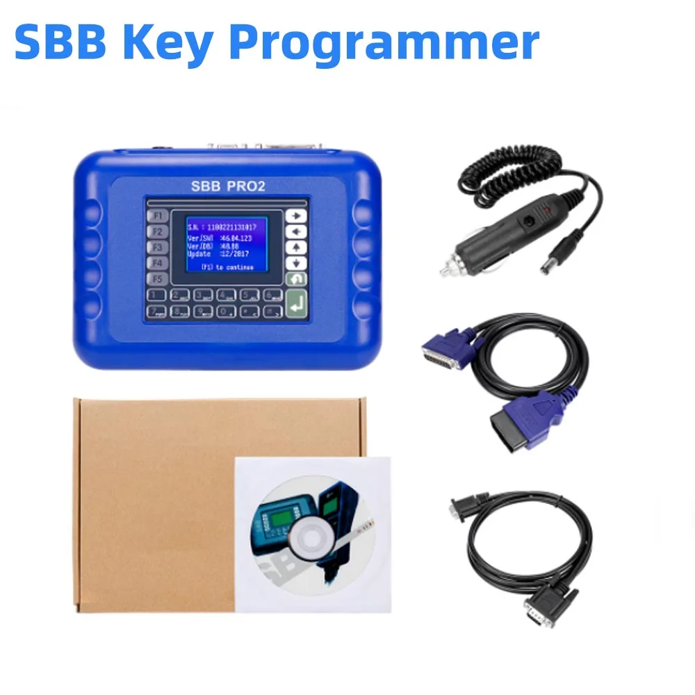 

SBB PRO2 V48.88 V48.99 V33.02 V46.02 Latest Version OBD2 Key Programmer on Immobilizer Systems Multi-language for Audi/BMW