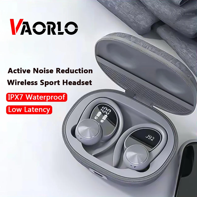 

TWS Sports Earbuds Bluetooth 5.0 Bass Touch Wireless Headphones Ear Hook Earphone Noise Cancelling Waterproof Headset With Mic