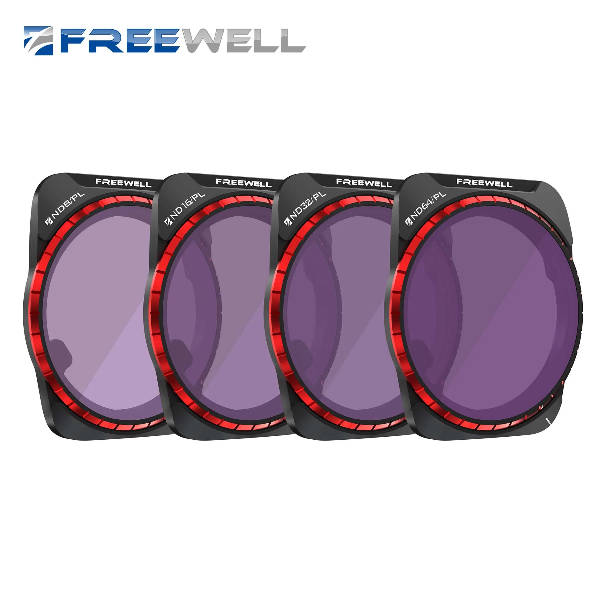Комплект фильтров Freewell Bright Day 4 для Air 3 ND/PL Hybrid, технология GimbalSafe