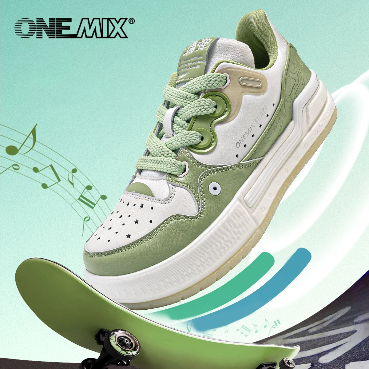 Туфли ONEMIX Board для мужчин и женщин дышащие амортизирующие уличные универсальные