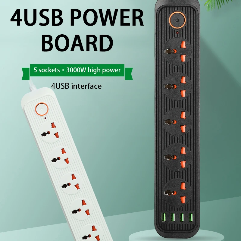Удлинитель Lehotpia сетевой с 4 USB-портами 3 1 А |