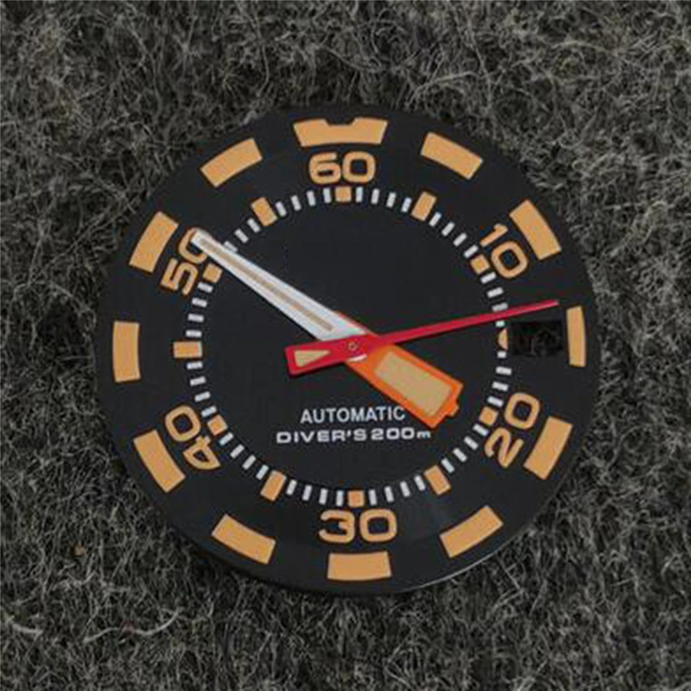 2022 Newest 28.5MM Watch Faces Green Luminous Watch Dial Hands Kit Watch Accessories for NH35 NH36 Movement