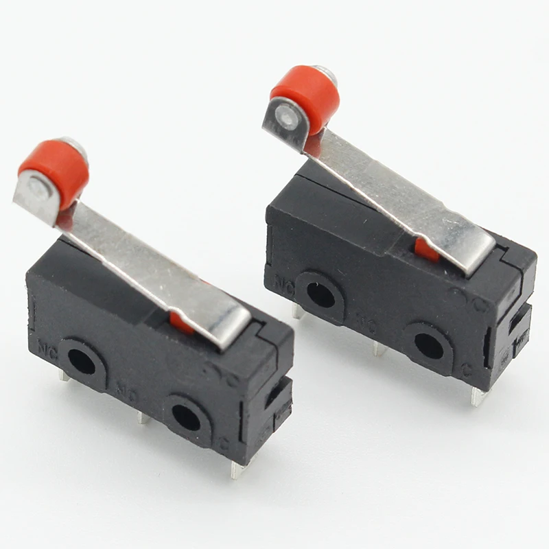 

20 Pcs Mini Micro Limit Switch Roller Lever Arm SPDT Snap Action LOT