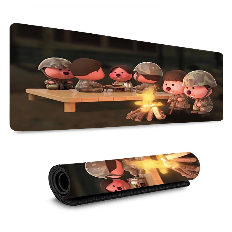 

Mousepad Cute Pink Beaver Loopy Gamer Anime Mouse Pad Gaming Accessories Pc Cabinet Carpet Desk Mat Keyboard Mats Custom Design