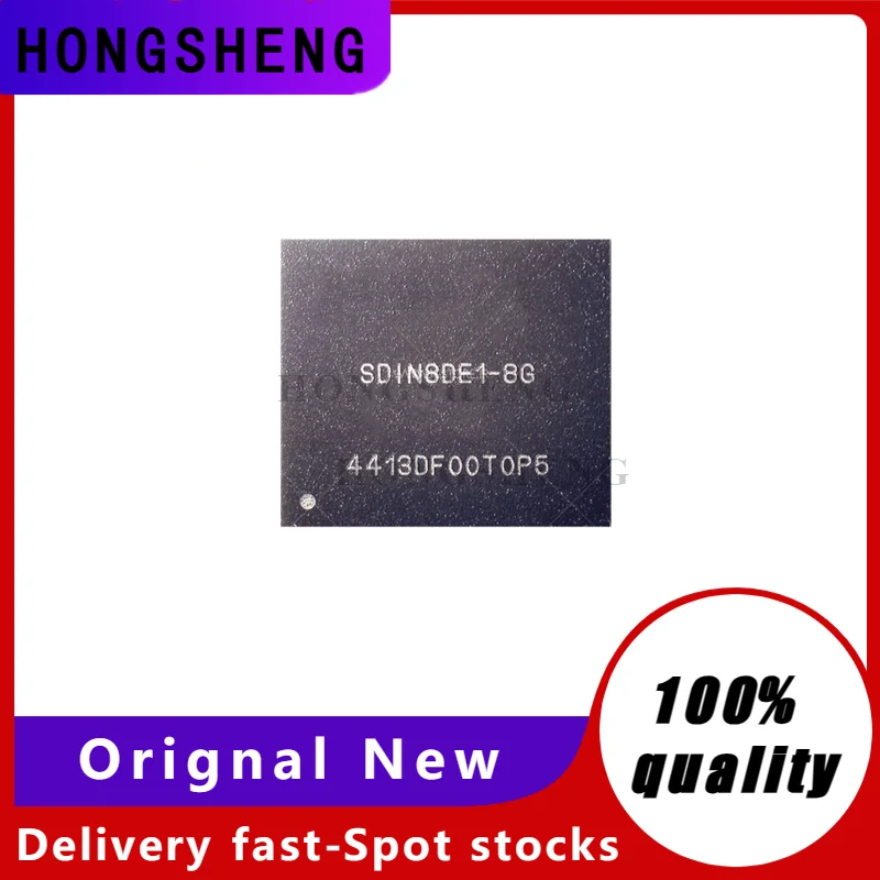 

Free Shipping 2-10pcs/lots New SDIN8DE1 SDIN8DE1-8G 153 ball emmc 8G character library chip storage IC In Stock