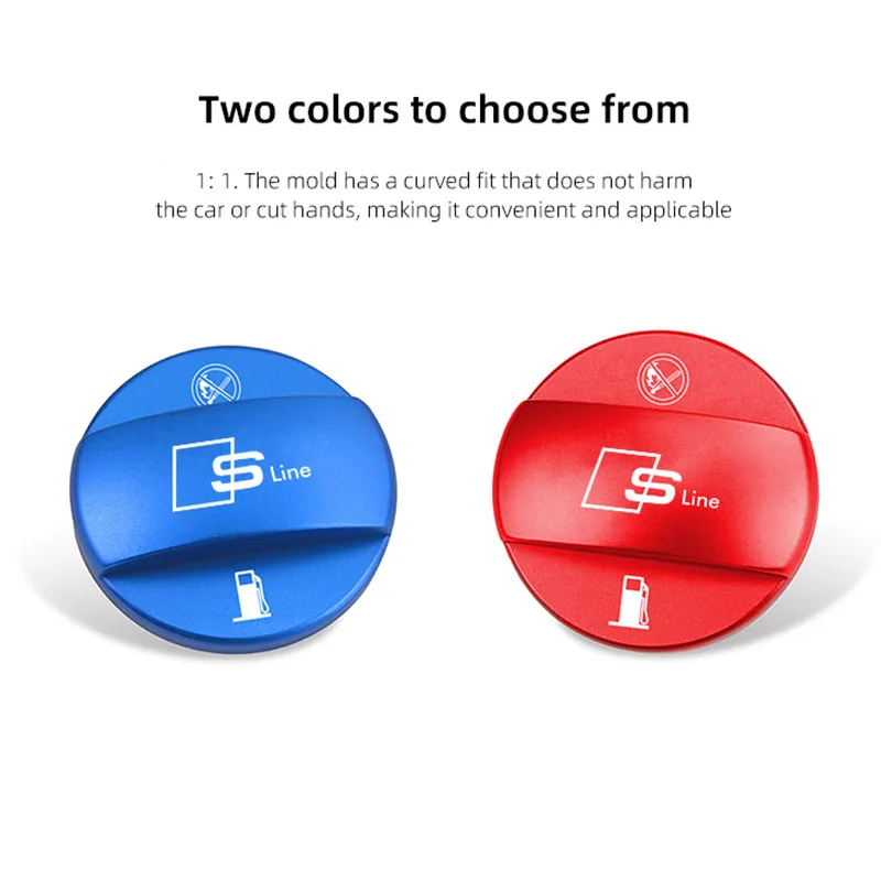 Защитная крышка топливного бака с логотипом автомобиля аксессуары для Audi Sline A1 A3