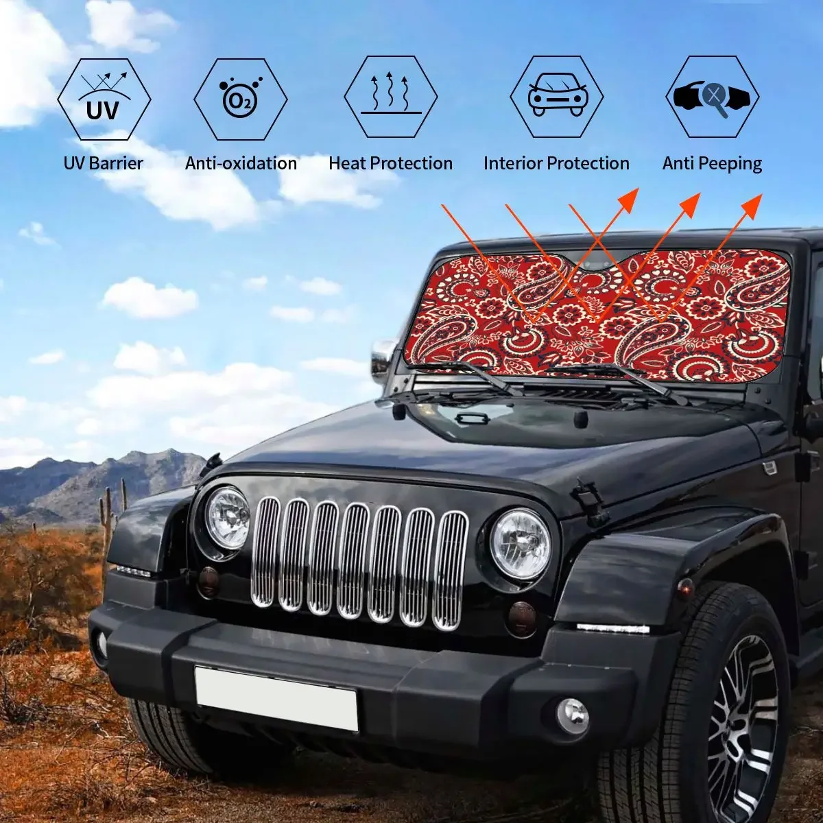 Мужская забавная парасолька Motivo Paisley 76x140 см винтажная солнцезащитная Foglio Di Alluminio
