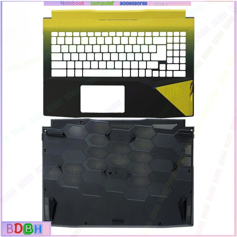 Фото Новый верхний корпус (пальмрест) / нижний корпус для MSI Crosshair 15-B12U MS-1583 MS-1582 №3