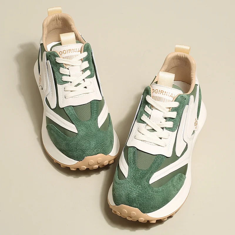 

Женские спортивные туфли Dad Shoes, новинка 2022, женская спортивная обувь, женская обувь, весенняя обувь Forrest, обувь на плоской подошве, нескользя...