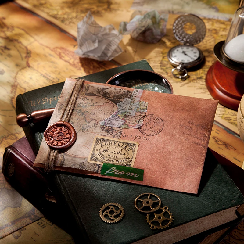 

20 шт., бумажные декоративные наклейки для путешествий