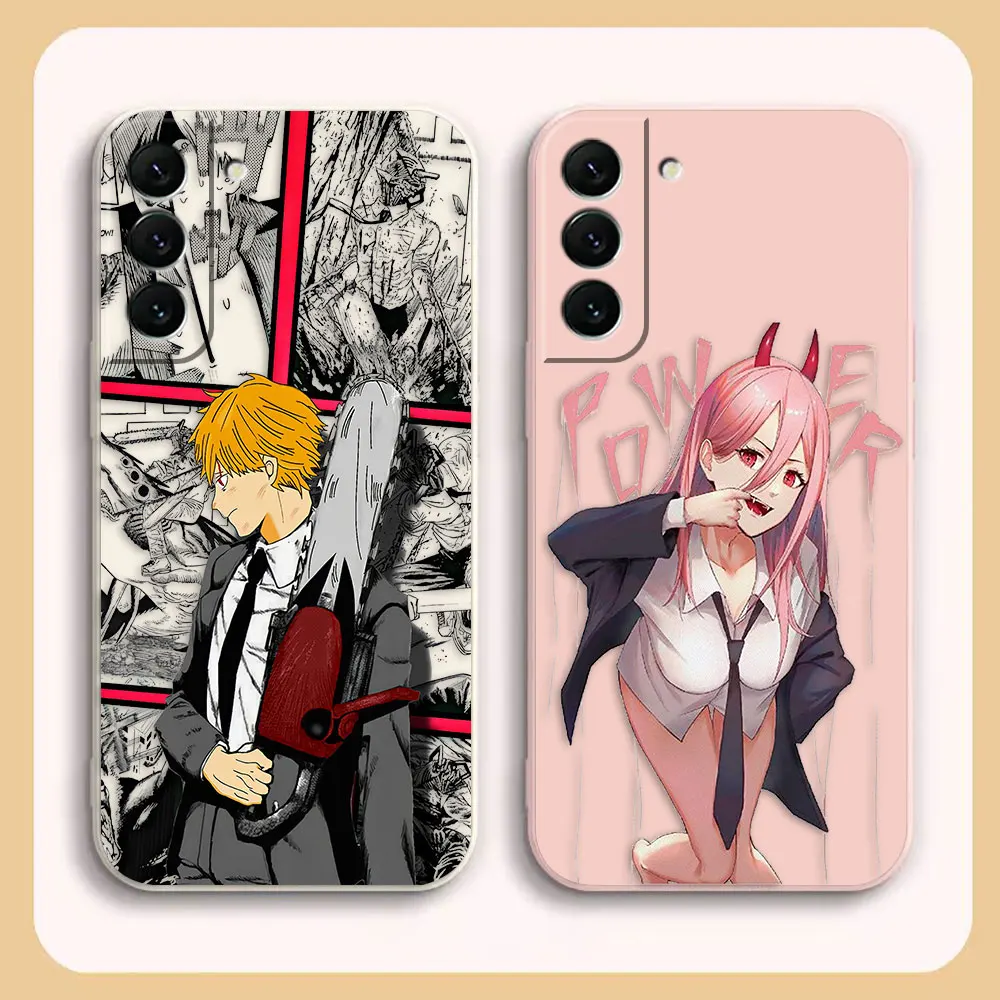 

Chainsaw Man Power Denji Case For Samsung Galaxy S23 S22 S21 S20 FE S11 S11E S10 S10E S9 S30 Ultra Plus 4G 5G Case Funda Shell
