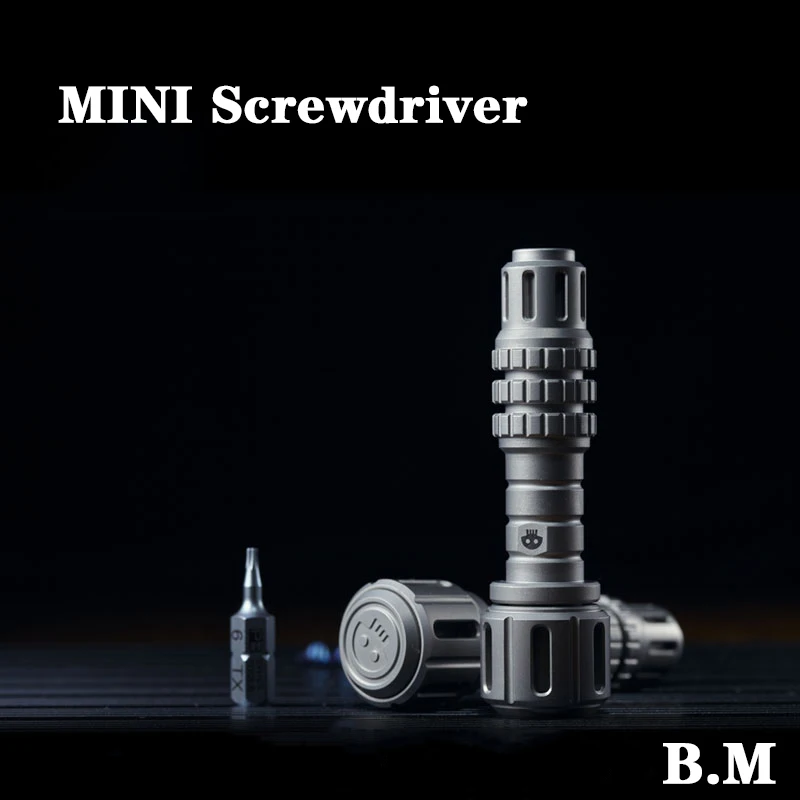 B.M. MINI Small Screwdriver Gyro Combination Disassembly Decompression Batch Head Accessories EDC Limited 50pcs enlarge