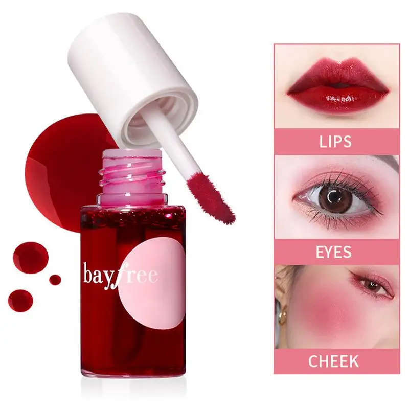 

Lip Stain Non Sticky Long Lasting Tint Water Dual Use Natural Effect Lipstick Water Smudge Lightweight For Eyes Cheeks Makeup