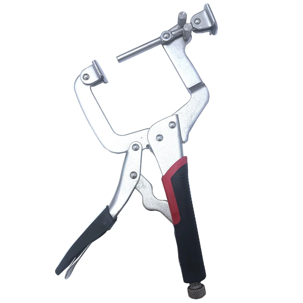 

2-в-1 11-дюймовая металлическая поверхность для деревообработки карманное отверстие регулируемые 90 градусов прямоугольные зажимы сверхмощные для столярных работ шкафов