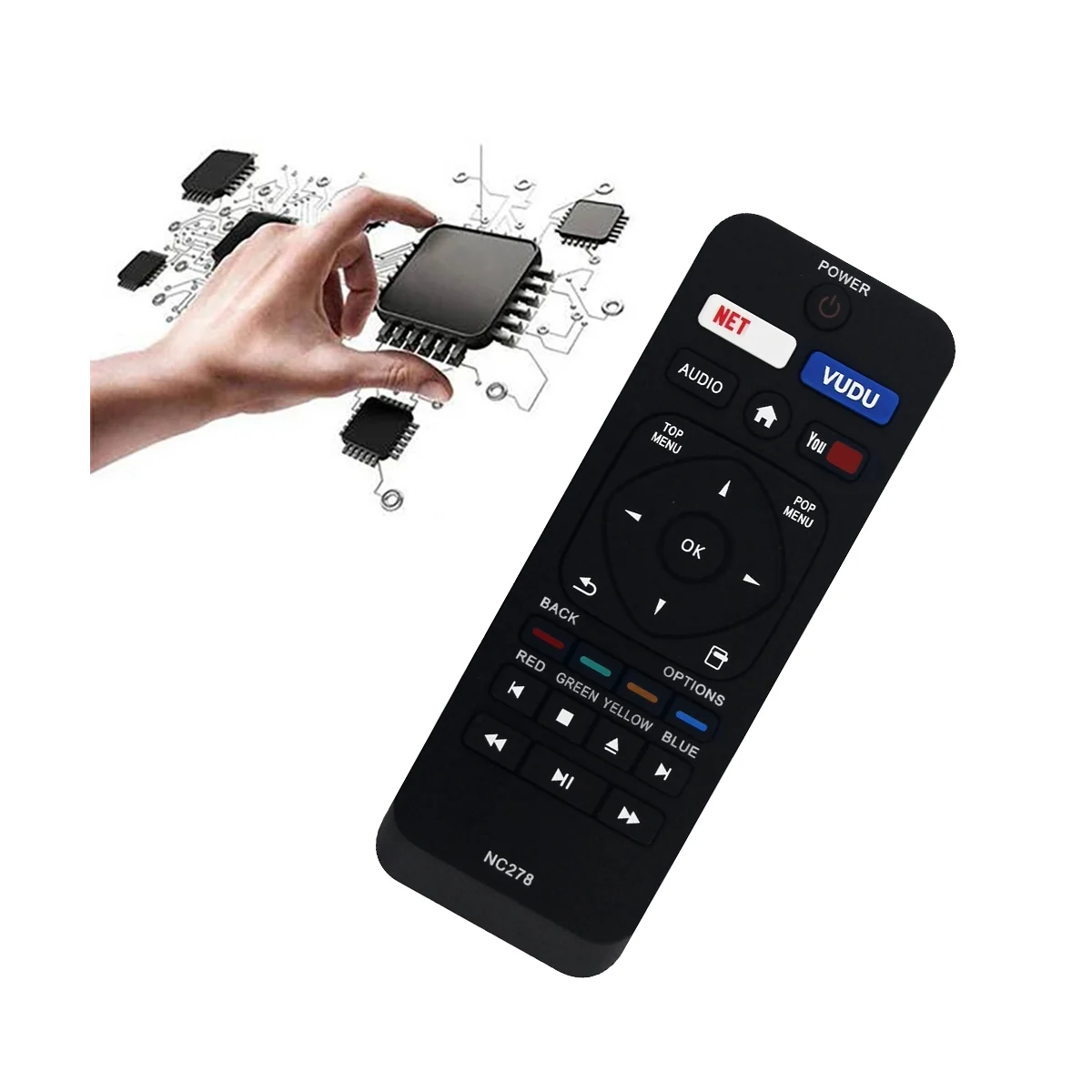 Пульт дистанционного управления для Blu-Ray DVD-плеера NC278 NC458 NC290 BDP2501/F7 BDP2501/F7A BDP7303/F7