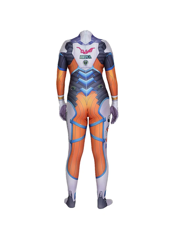D.Va OW Blueberry Skin Costume D.Va OW Blueberry Skin Bodysuit D.Va OW Blueberry Skin Zentai suit free delivery