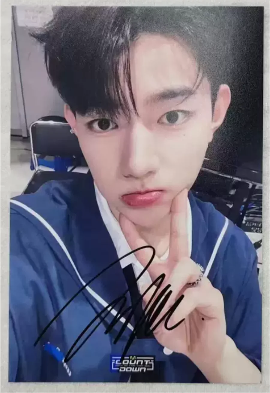 ZB1 ZeroBaseOne Zhang Hao HAN YU JIN автографная ручная фотография