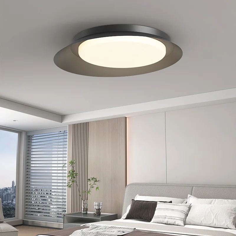 Скандинавская Минималистичная потолочная лампа для спальни 2024 современные