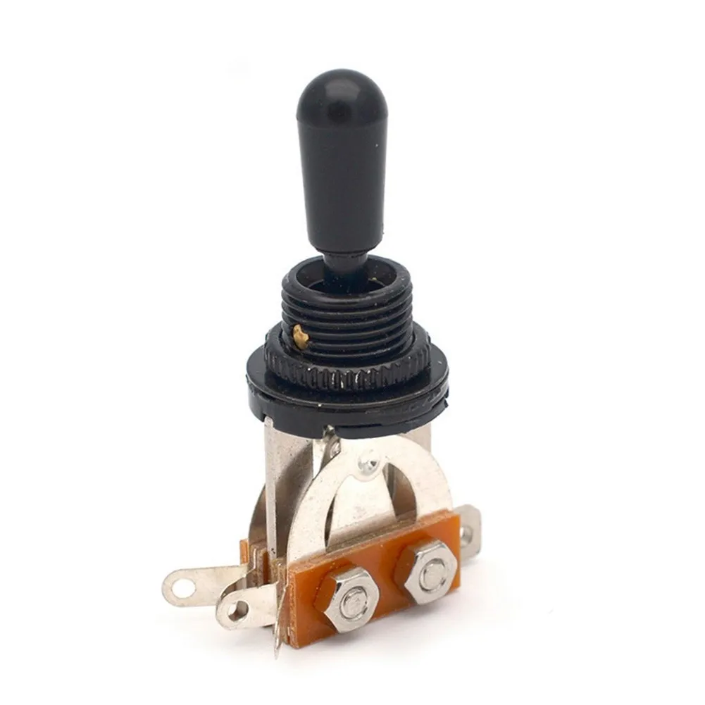 

3-ходовой 3-ходовой переключатель для гитары, черные фитинги для гитары Les Paul