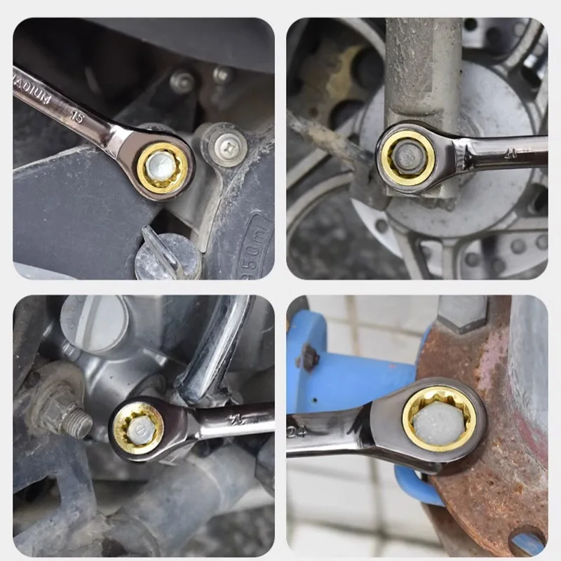 Набор гаечных ключей из углеродистой стали с трещоткой профессиональный