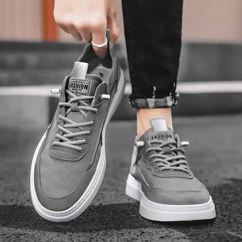 

Мужские кроссовки с высокой подошвой Homre, спортивная обувь, беговые кроссовки, без кожи, популярная Осенняя обувь