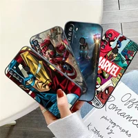 marvel luxury cool phone case for samsung galaxy s8 s8 plus s9 s9 plus s10 s10e s10 lite 5g plus funda coque silicone cover