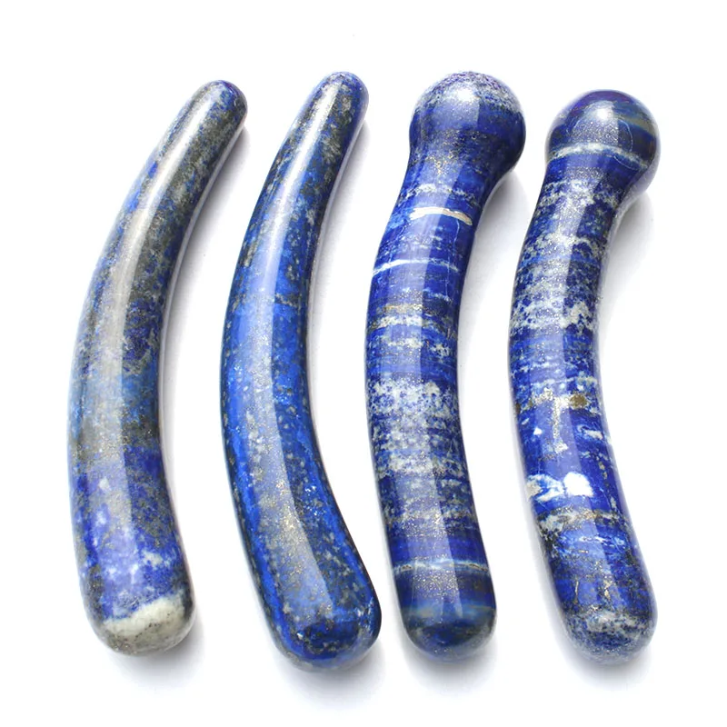1 Pcs Natural Lapis Lazuli Crystal Massage Yoni Wand