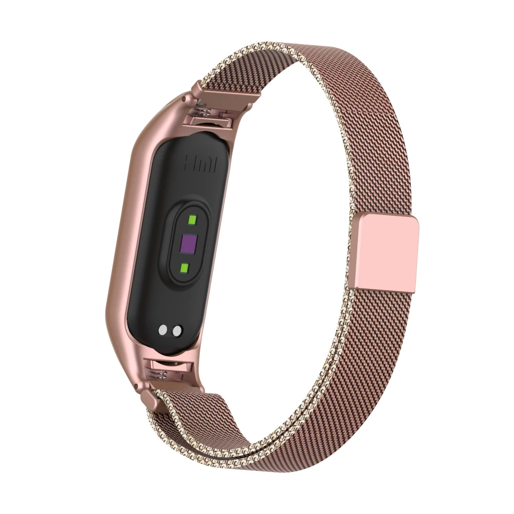 Strap For Xiaomi Mi Band 4 5 6 Wrist Magnetic Metal Bracelet  Stainless Steel Pulseira MIband for mi band 6 MiBand 5 4 Wristband