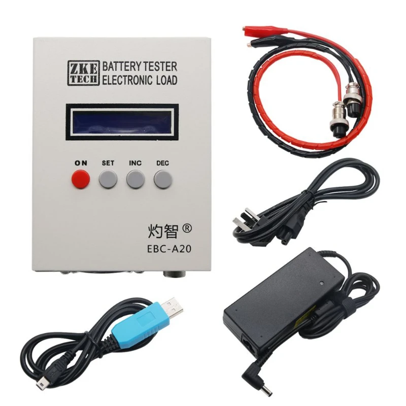

EBC-A20 5A Charge 20A Discharger 85W Li Battery Capacity analyzer Tester