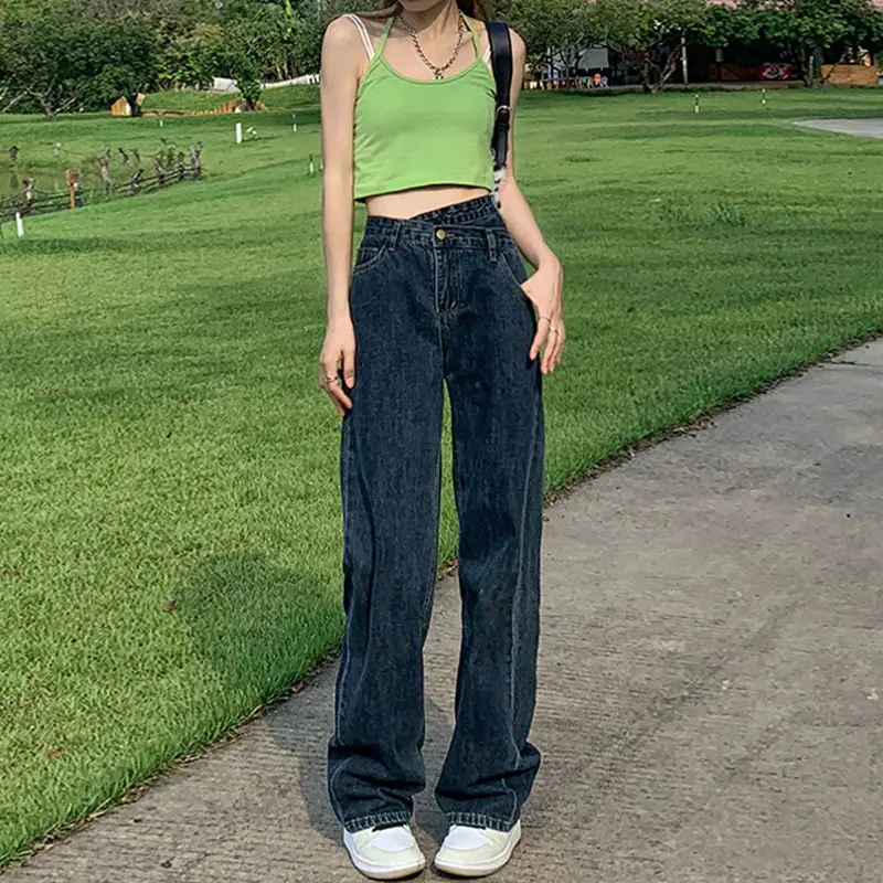 2023 New Spring Summer Women Casual Cotton  Jeans Fashion Casual Ladies Pencil Pants High Waist