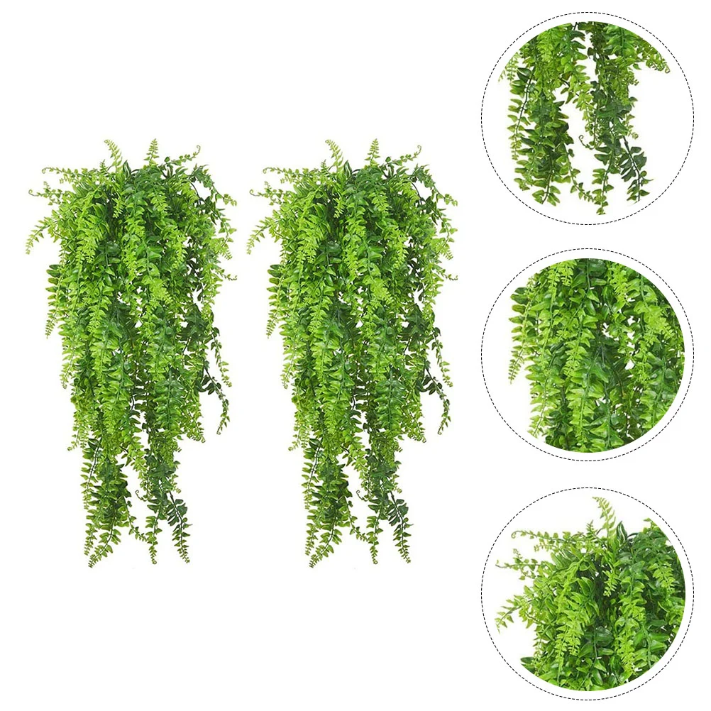 

Vine Reptile Hangingfake Terrarium Rattan Simulation Artificial Garland Tank Decor Decoration Box Aquatic Pendants Ivy Green