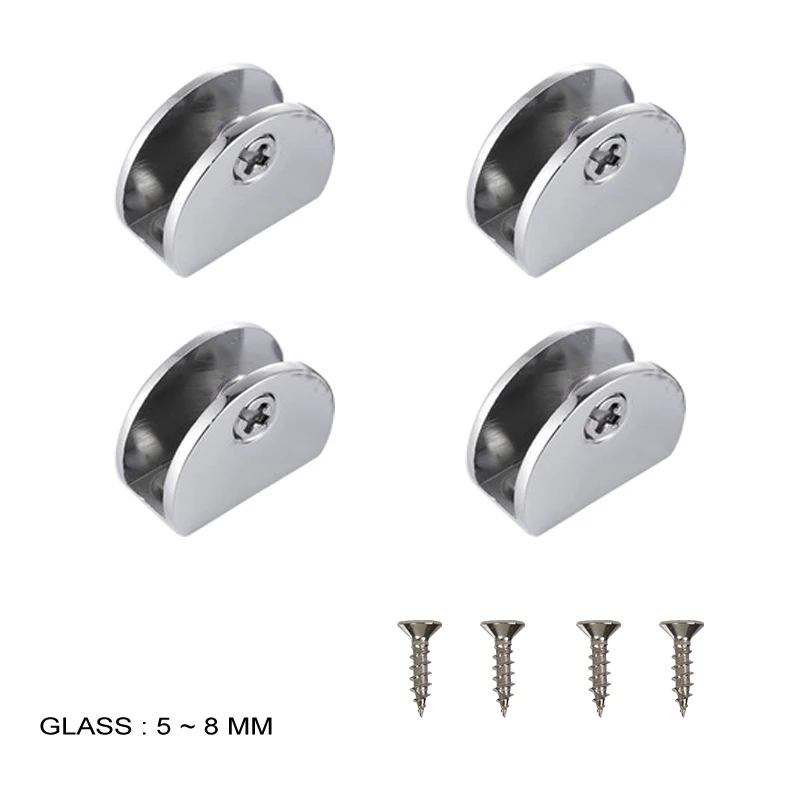 

Хромированные зажимы для стекла 5-12 мм