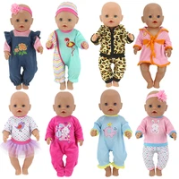 doll outfit set for 18 inch baby dolls clothes for 18 43cm bebe new born doll accessory baby girl gifts