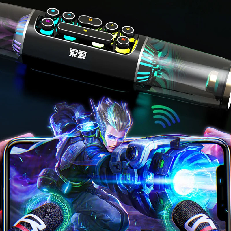 gaming computer speaker stereo sound subwoofer bluetooth speaker for macbook desktop computer and mini mobile wireless speaker free global shipping