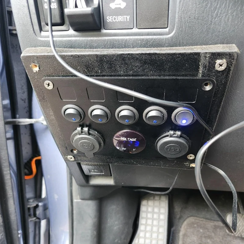 5-бандовая панель переключателей встроенный блок предохранителей 12 В/24 В