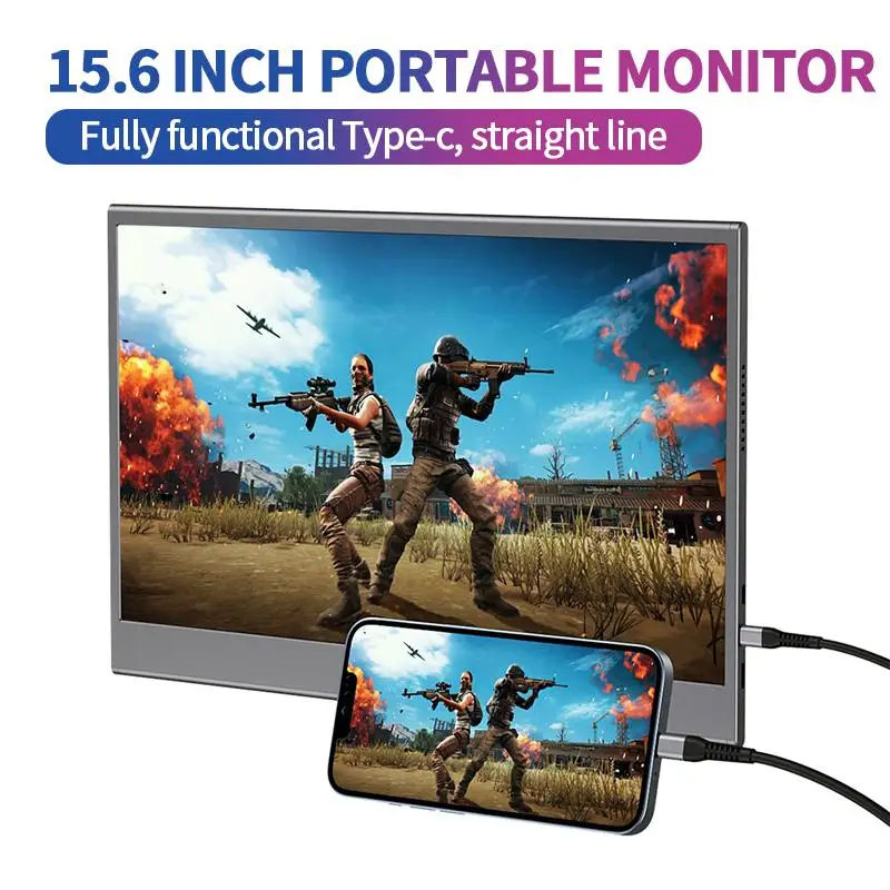 

Портативный дисплей 15,6 дюйма 1080p 60 Гц для ноутбука