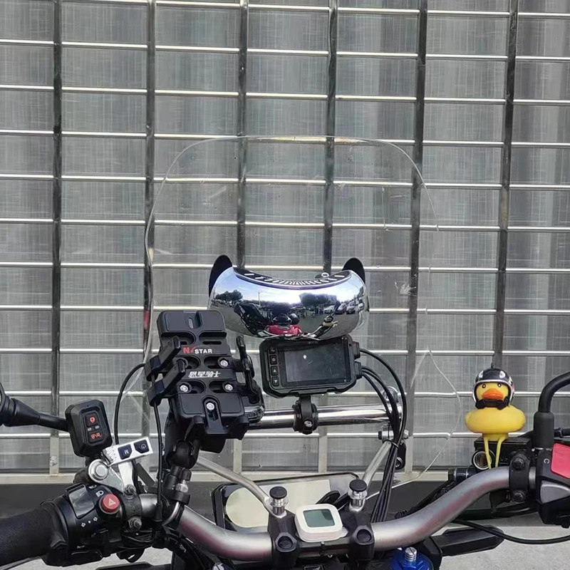 Мотоциклетное широкоугольное зеркало заднего вида с голографическим углом