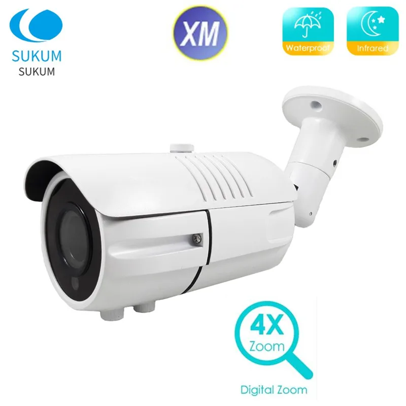 

CCTV Outdoor IP Camera 5MP 4X Manual Zoom Lens Waterproof Face Detection Security Video Surveillance Bullet Network Camera