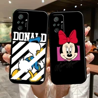 disney mickey minnie anime phone case for xiaomi redmi note 9t 9s 9 pro max 10 10x 10 pro max 10t 10s 5g silicone cover