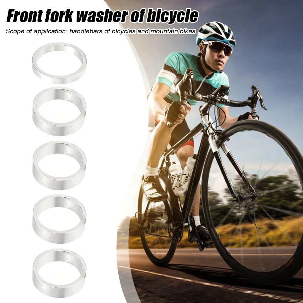 

Cycling Headset Pad Ring Bicycle Front Fork Outdoor Front Riser Pad Aluminum Alloy Anti-resistance Repairing Elements