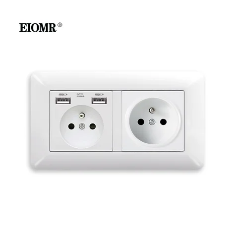 EIOMR USB-розетка французского стандарта 16A